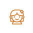 Confident child icon